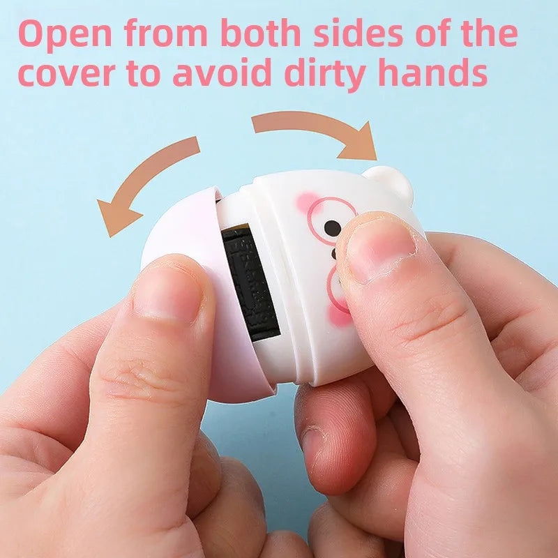 Data Protection Roller Stamp Remove Courier Information Portable Information Coverage Messy Code Confidential Data Security Seal