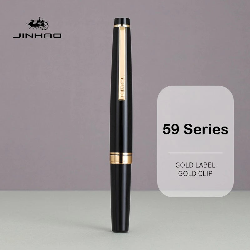 JINHAO 59 Fountain Pen EF F Hooded Nib Luxury Elegant Fountain Pens calligraphy Pens PK 80 School Office Supplies Stationery