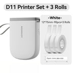 Niimbot D11 Mini Printer Wireless Phone Pocket Thermal Label Maker USB Rechargeable Inkless DIY Name Price Tag Sticker Machine