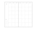 15Sheets Carft Refill Spiral Binder Inner Page Line Blank Craft Grid Inside Paper Stationery