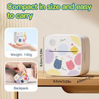 Dolewa D2 Label Maker Printer Portable Printer Thermal Paper Printer Label Sticker Paper Printer for Photo Printing
