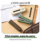 Kokuyo A Little Special 10#Needle Mini Stapler,Strong&Easy Lightforce Effortless Stapling Tool for School,Home,Office,Exam,Files