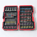 83Pcs Screwdriver Bit Set Impact Driver Drill Bit Set with Magnetic Nut Driver S2 Steel Cross Slot, Slotted,Square,Star,Hex,Torx