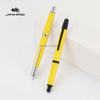 JINHAO 20 Press Fountain Pen Retractable EF/F Nib Plastic With Clip School Supplies PK 10 A1 Stationery Writing Ink Converter