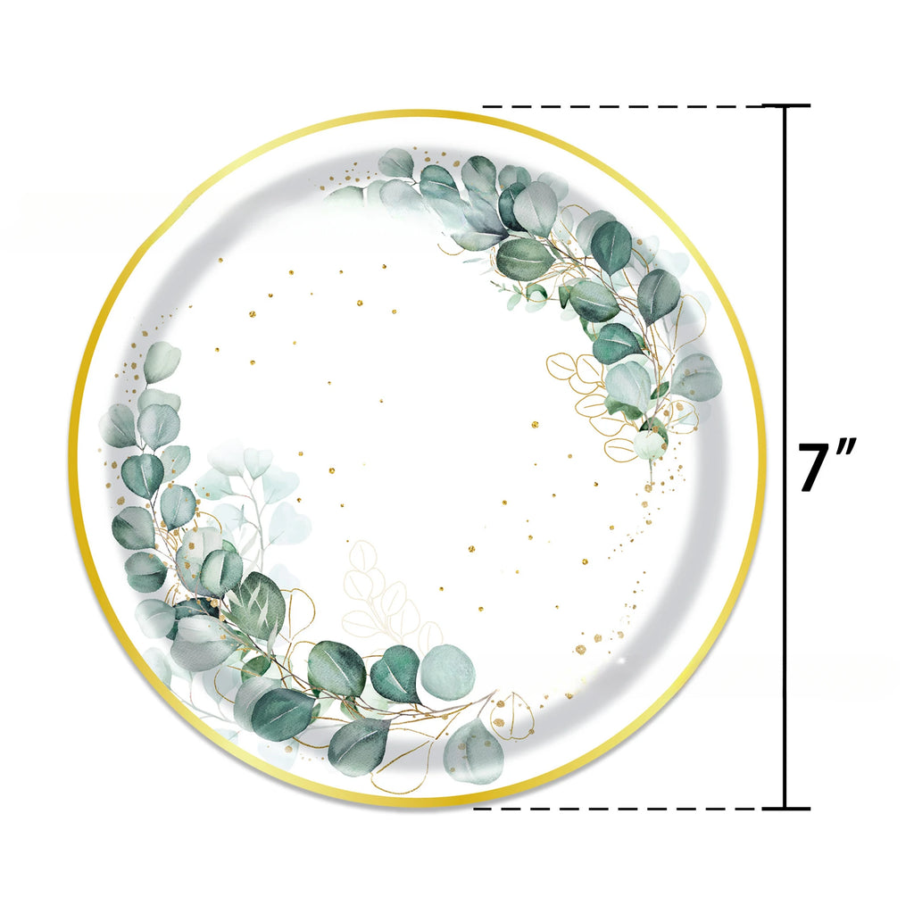 20pcs Disposable Tableware Such As Green Ink Party Sage Themed Paper Cups Plates Tissues Knives Birthday Party Decorations