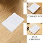 3Pcs Math Xy Coordinate System Notepad Precise Graph Paper Notebook for Students Engineers Classroom Homework White Grid Sheets