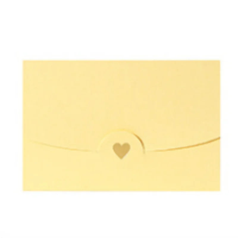 20Pcs small greeting card envelope made of Western colored pearl paper material with exquisite hot stamping and embossed design