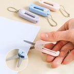 Portable Scissors For Office Students Mini Stainless Scissors Folding Scissors Multifunctional