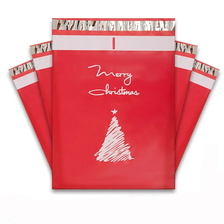 Poly Mailer Adhesive Envelope Courier Print Bag DIY Lady Panties Dress T-shirt Wedding Xmas Gift Box Packaging Pouches