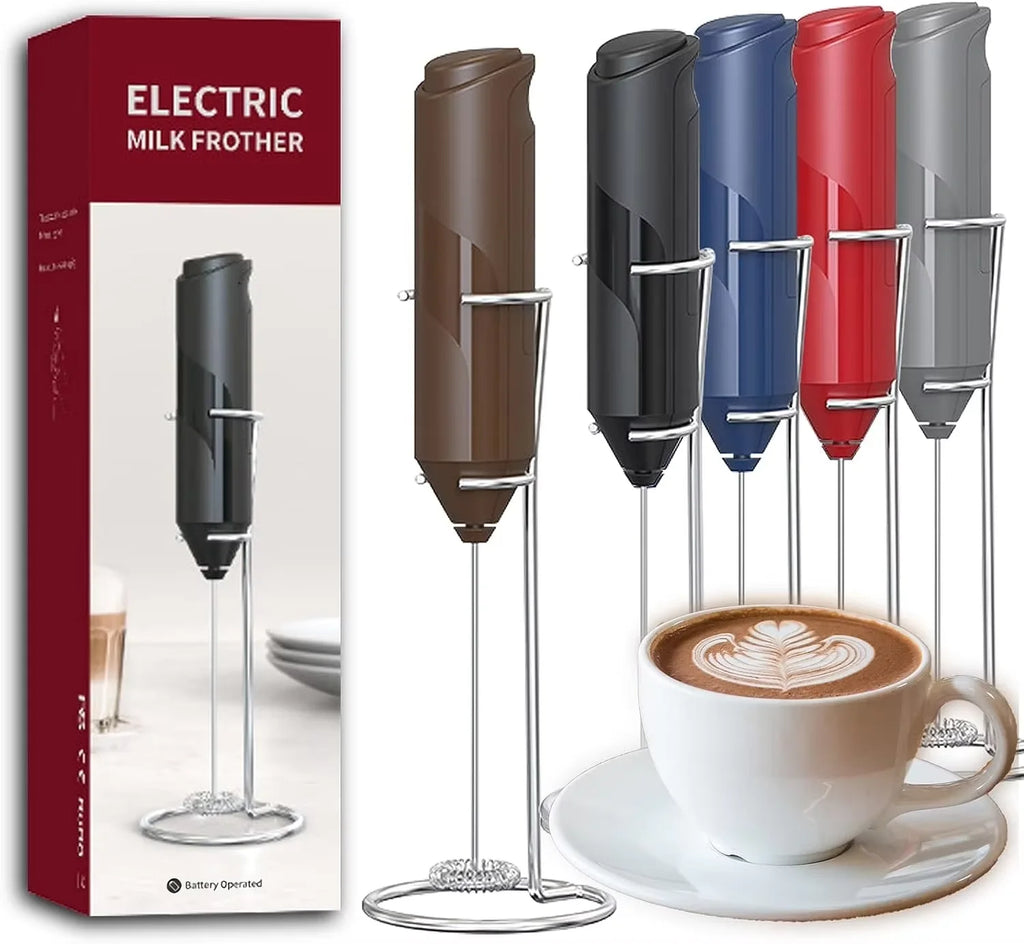 Wireless Electric Coffee Frother, Portable Stirrer, Battery Powered Mini Frother, Egg Beater, Cream Frother
