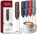 Wireless Electric Coffee Frother, Portable Stirrer, Battery Powered Mini Frother, Egg Beater, Cream Frother