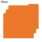 50Pcs Manila File Folders Standard Letter Size File Folders Business Document Organizers Home Office Organization School Supply