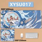 Anime Game Furina Neuvillette Mavuika Wanderer Raiden Columbina XXL Large Genshin Impact Mouse Pad Keyboard Desk Mat Mousepad