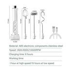 Frother Electric Milk Mixer Drink Foamer Coffee Egg Beater Whisk Latte Stirrer Stonego Baking Kitchen Accessories