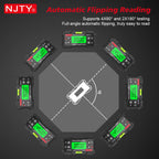 NJTY Digital Protractor Angle Finder Gauge Backlit Flip Screen Magnetic Inclinometer with Absolute REL Mode Measuring Tool