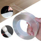 Versatile Reusable Double Sided Waterproof Adhesive Tape Strong Viscosity Firm Sticking Washable Removable Multipurpose Tape