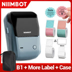 Niimbot B1 Mini Label Thermal Printer Portable Self-Adhesive Bluetooth Maker Machine For Round UV Tag Stickers Labels Rolls