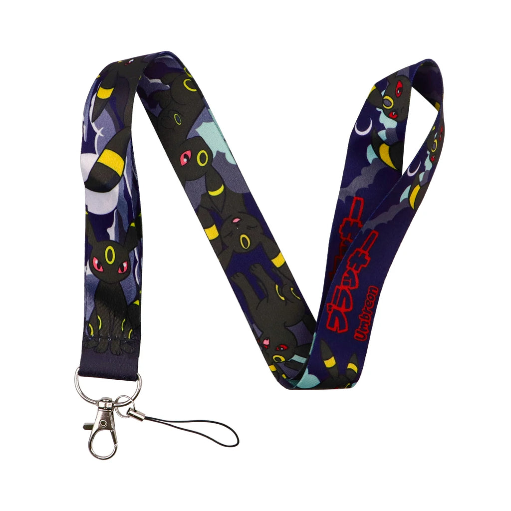 Cute Anime Monster Lanyard Card Holder Colorful Neck Strap for Key ID Card Phone Straps Badge Holder Key Ring Accessories Gifts