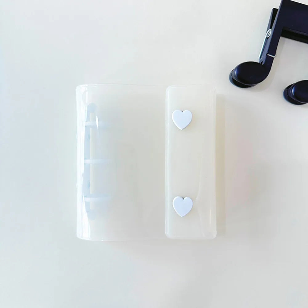 Home Decor A8 Binder Photo Album Cover 3 Holes Waterproof Kpop Photocard Holder PVC Clear Idol Card Collect Book