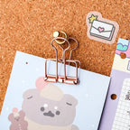 High Quality 51/32/19mm Multicolor Metal Binder Clip Clamp Paper Bookmark Clips Decorative Journal Clips School Office Supplies