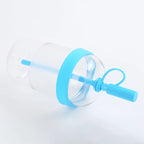 540ML Large Capacity Reusable Tritan Material Milk Tea Juice Cold Drink Straw Cup Unisex Portable Transparent Plastic Coffee Cup