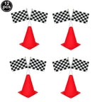 Race Car Party Plates Cup Napkins Race Track Party Supplies Racing Sports Themed Tableware for Kids Boys Birthday Home Decors