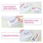 Cloud Shaped Tape Dispenser Rainbow Color Packing Tape Cutter Stationery Adhesive Machine Supplies Desktop Tape Holder Students