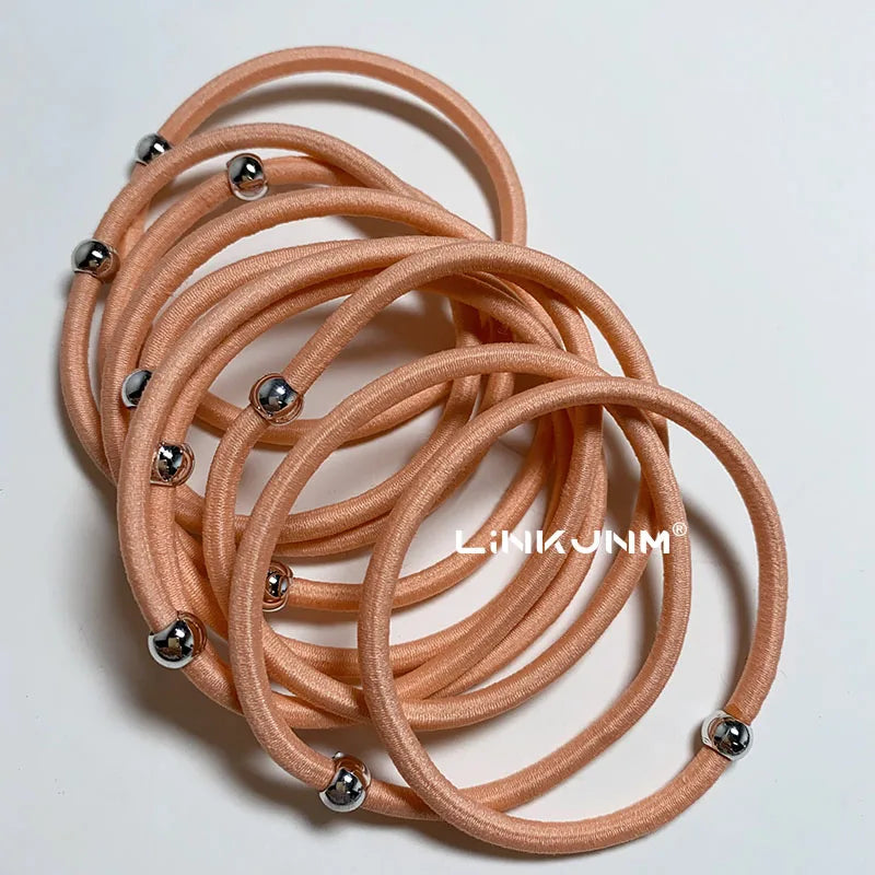 10PCS New Girls Elastic Hair Rubber Bands Kids Headbands Women Hair Tie Hair Gum Ponytail Hair Holders Hair Accessories