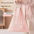 100PCS/Roll Drawstring Trash Bags Tear-Free,Leakproof,Heavy Duty,Strong Garbage Can Liners for Home Household Use
