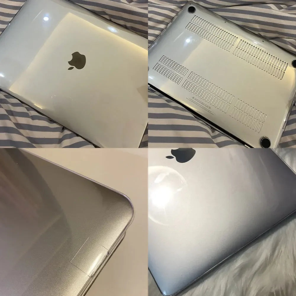 Crystal Hard Case for MacBook Pro Air 13 14 15 16 Inch Protective Case Clear Model A2681 A3113A3114 A2941 A2991 A2442 A2337 A233