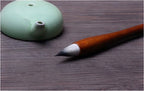 Watercolor Painting Brush Short Woolen Rabbit Mixed Hair Calligraphy Brush Chinese Running Regular Script Brush Pen Tinta China