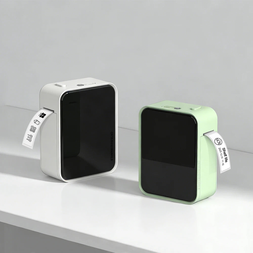 Mini Sticker Printer Marklife P15 Label Printer P15 Thermal Printer Wirelss Bluetooth Label Maker Inkless Machine or 1PK Label