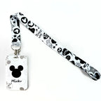 Disney's Credential Holder Mickey Mouse Lanyard Bear Phone Rope ID Card Badge Holder Princess Neck Strap Cartoon Keychain Gift