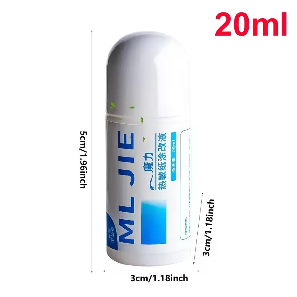 Portable Thermal Paper Correction Fluid Fast-Drying Anti Peep Identity Information ID Info Privacy Protector Quick Eraser Covera