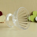 Durable Clear Ice Cream Dessert Cups 250ML Transparent Red Wine Goblet Small Plastic Yogurt Pudding Cup Party Supplies