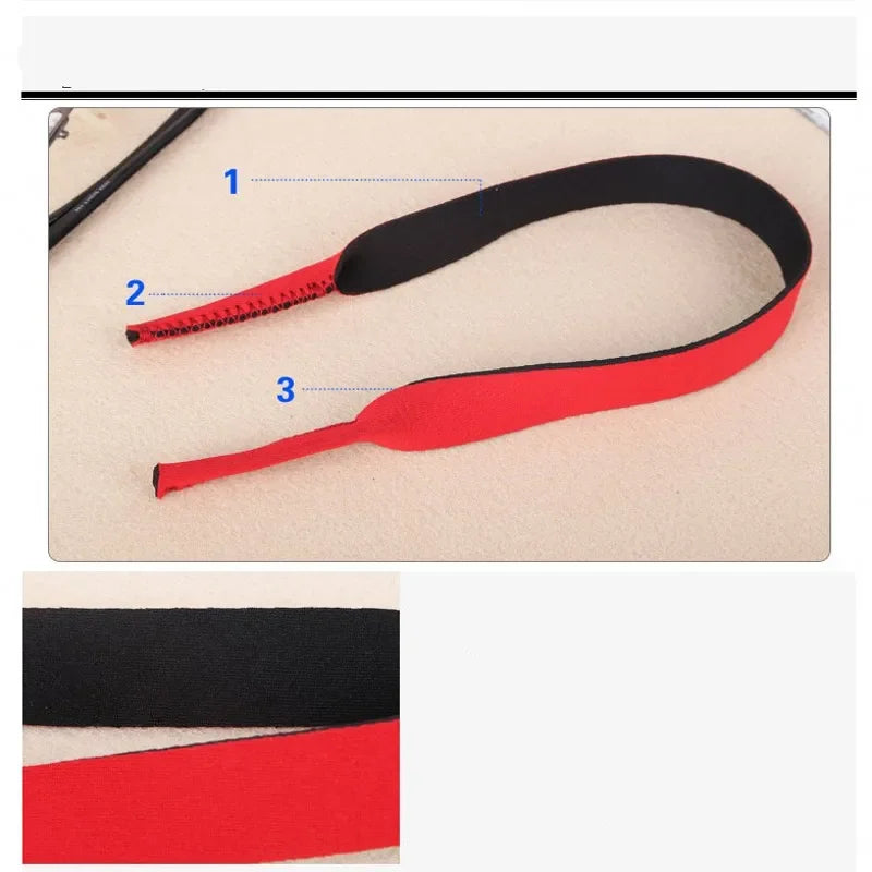 1Pc Floating Glasses Sunglasses Stretchy Band Strap Belt Cord Holder Neoprene Sunglasses Eyeglass Band Floater Cord 42*2cm