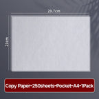 Angel Mark Translucent Copying 16K/A4/A5 Paper Copy Paper For Drawing Calligraphy Craft Writing Sketching Painting Art Supplies