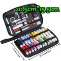 Complete Sewing Kit with Threads Needles Scissors Tape Measure Buttons Portable Travel DIY Embroidery Handwork Sewing Tool Set
