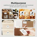 Mini Portable Thermal Printer 12-57mm Self-adhesive Label Printer Inkless Bluetooth Sticker Printing Machine like B21 Printer