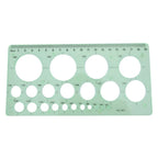 6 Sets Architecture Draft Template Rulers Various Patterns Smooth Drawing Template Multi-function Precision Hollow Ruler Kit