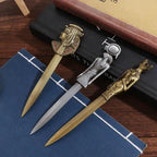 Egyptian Pyramid Pharaoh Envelope Opener DIY Crafts Tool Zinc Alloy Express Opener Retro Letter Opening Tool