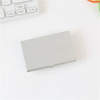 Business Aluminum Alloy Business Card Box, Portable and Portable, Credit Card Box, Colorful Metal Small Business Card Holder
