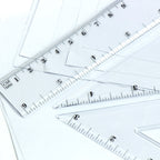 Basic 8‑piece metal compass set, geometry drafting drawing tools for student use