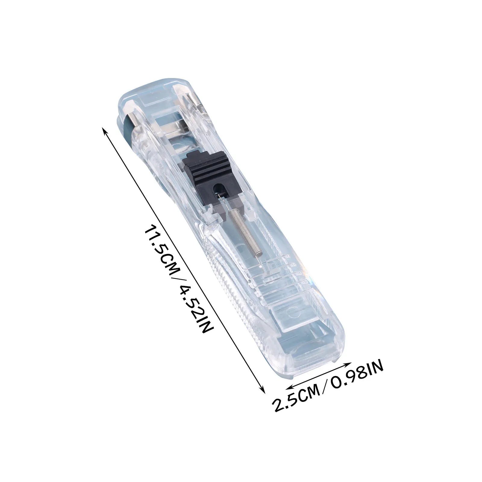 Push Stapler Binder Clips Paper Clamps Desktop Stapler Reusable Creative Stapler and Sraple Pins School Office Binding Supplies