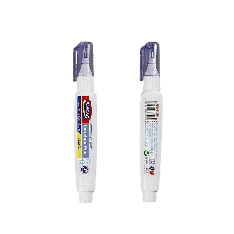 Quick Dry Correction Fluid White Out Liquid Eraser Portable Writing Error Covering Liquid Student Stationery Office Document
