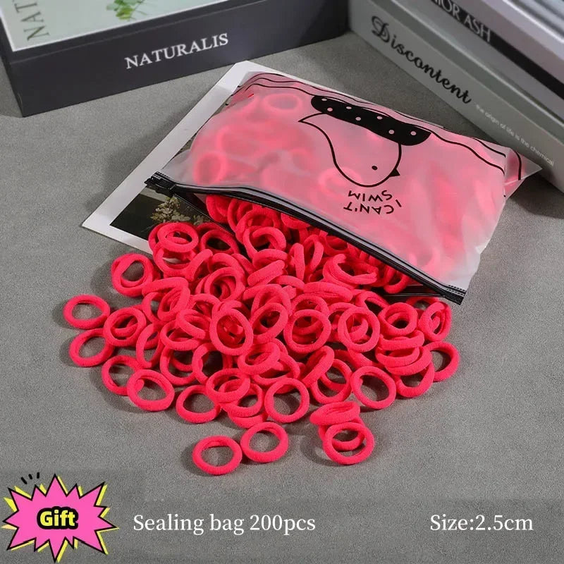 Gift Bag Hair Accessories Girls Bands Kids Rubber Elastique Cheveux Fille Cute Band Elastiques Baby Bandas Headbands Haargummi
