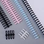 10/1Pcs 30Holes Detachable Buckle Loose-leaf Paper Book Circle Ring Scrapbook Album Binder Spiral A4 A5 B5 Notebook Binding Clip