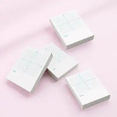 4 Books Xy Graph Paper Notebooks Dual-Side Math Practice Sheets Blank and Coordinate Grids for Calculations Graphing