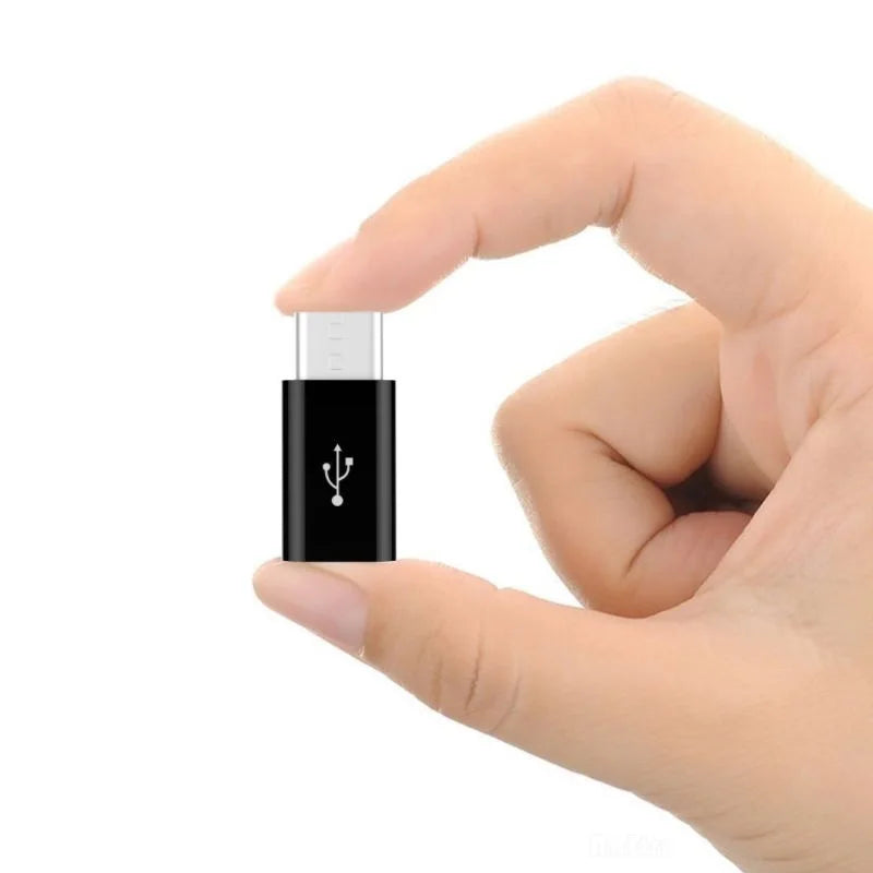 1/3Pcs Micro USB Female To Type C Male Adapter OTG Converter Micro-B To USB-C Connector Charging Cable Adapter Phone Accessories
