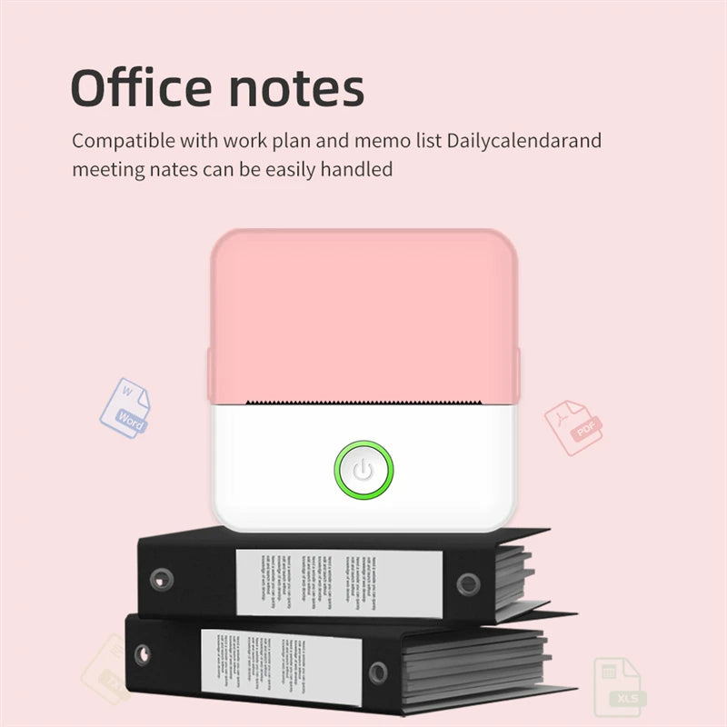 X6 Mini HD Portable Label Thermal Printer Endurance Bluetooth Printer for Student Error Title Note Wrong Pocket Inkless Printing